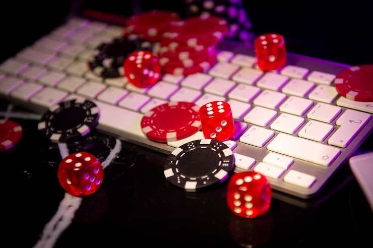 Mobile phone showing ltd togel payment methods and DANA, OVO, GoPay icons